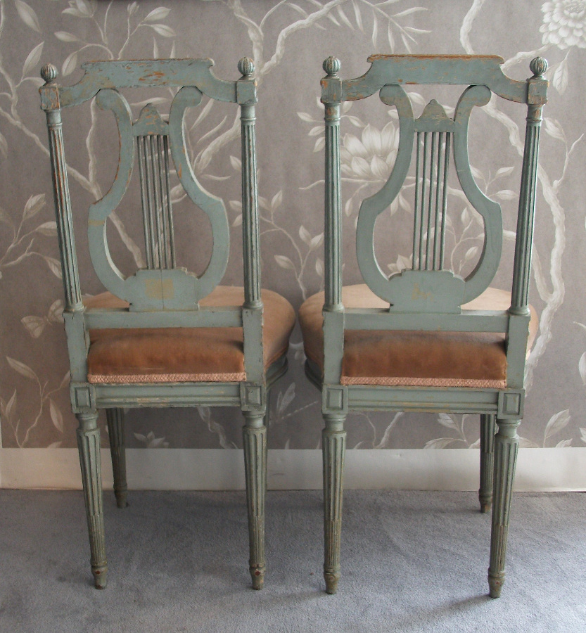 LYRE BACK CHAIRS